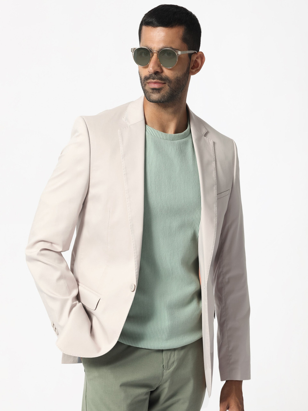 RARE RABBIT Men Peyton Tailored Fit Single-Breasted Blazers