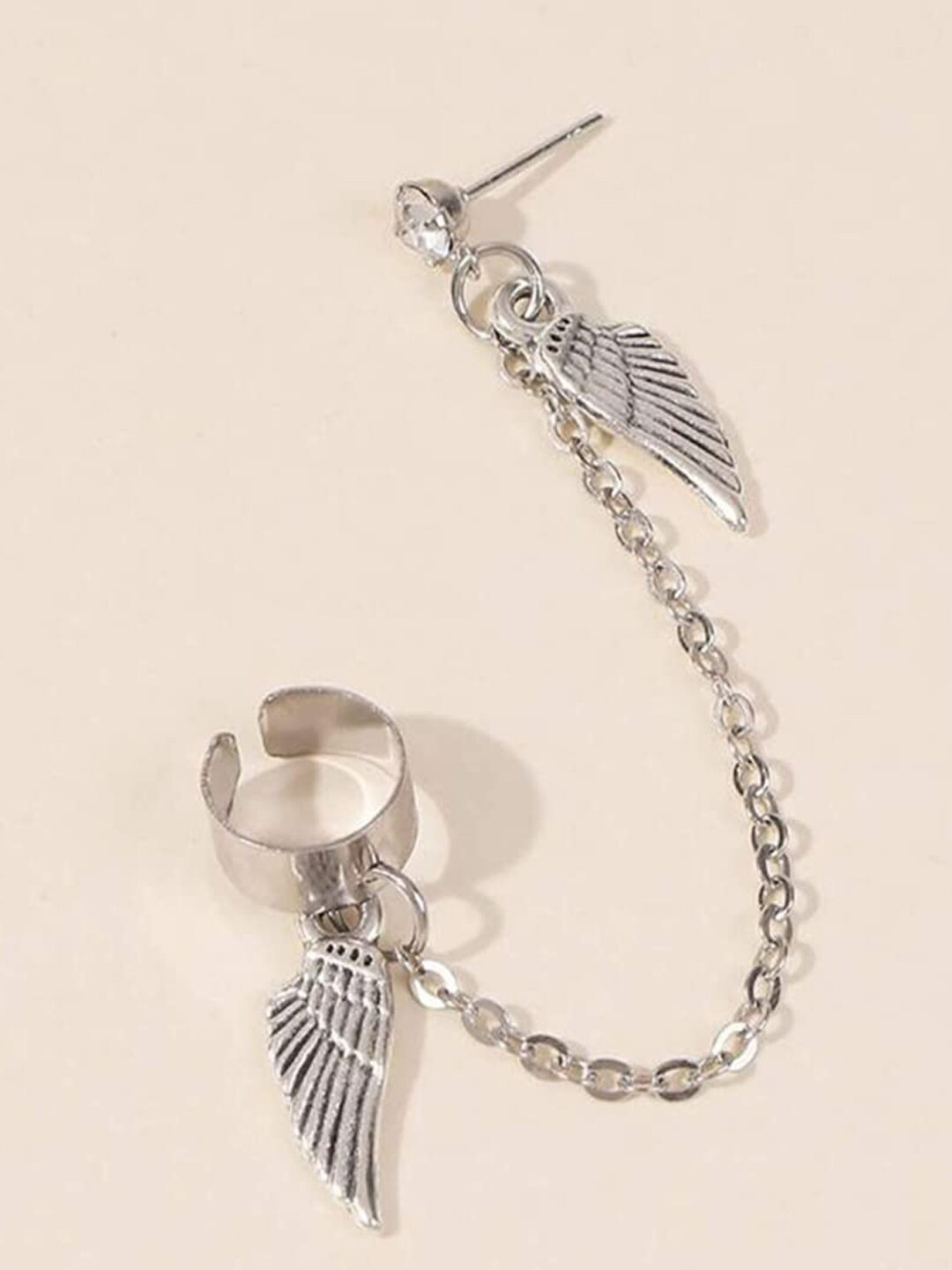 Krelin Silver-Plated Ear Cuff Earring