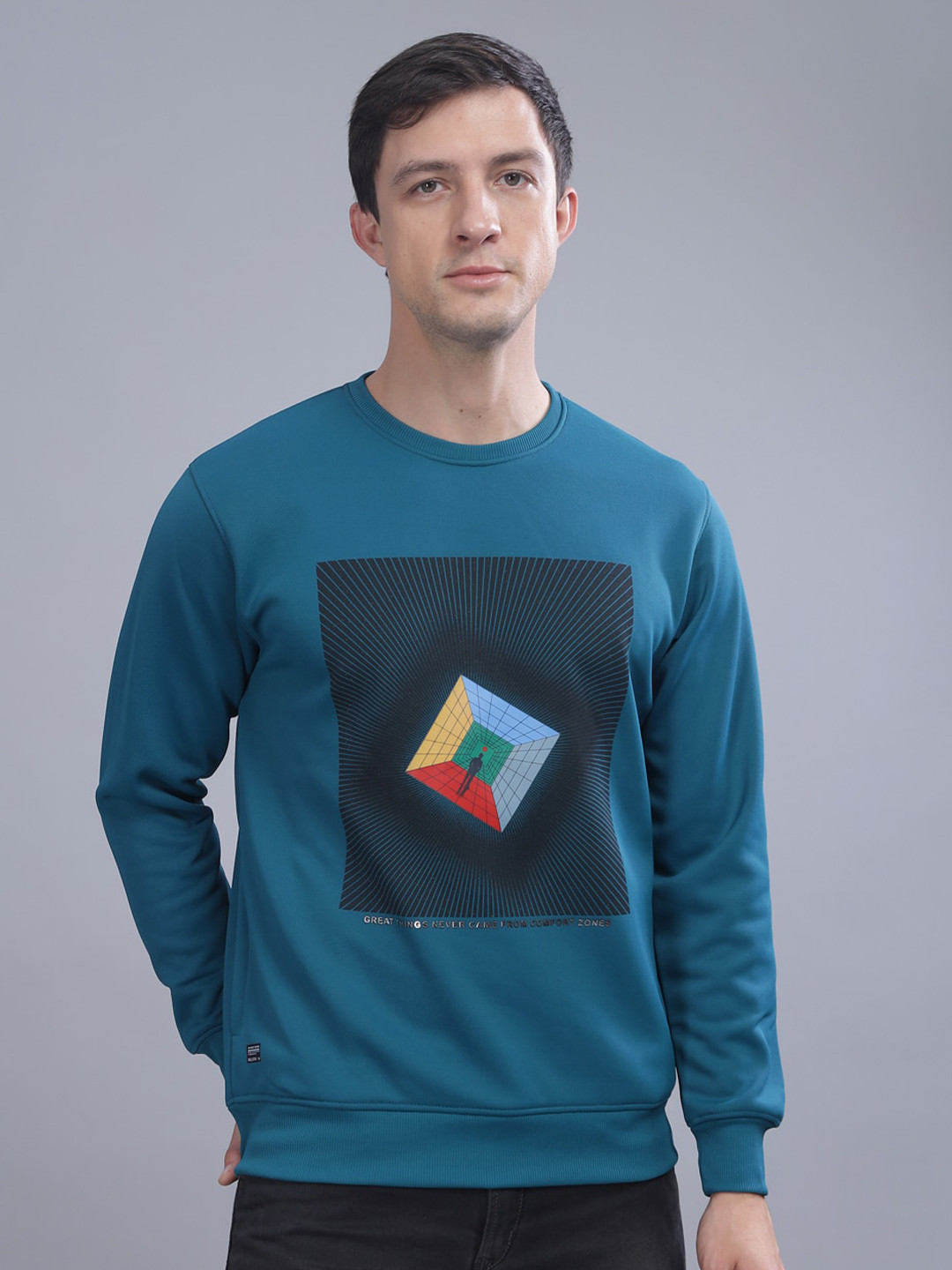 Parcel Yard Graphic Printed Anti Odour Pullover