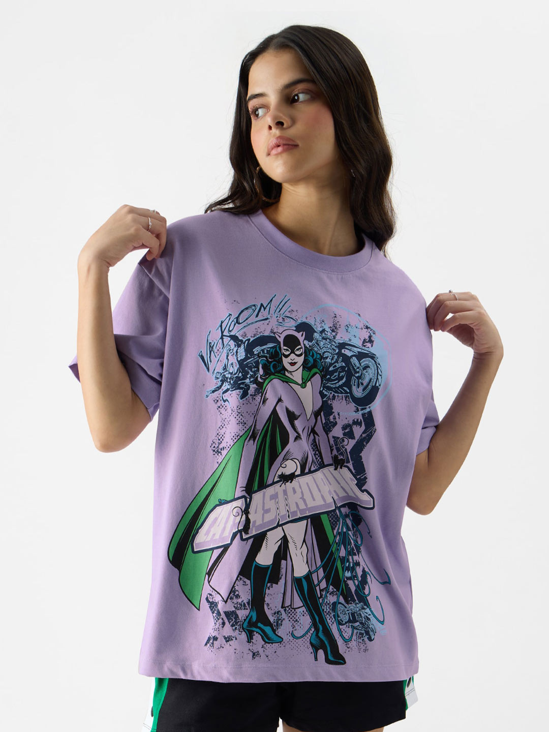The Souled Store DC Comics Printed Oversized Pure Cotton T-shirt