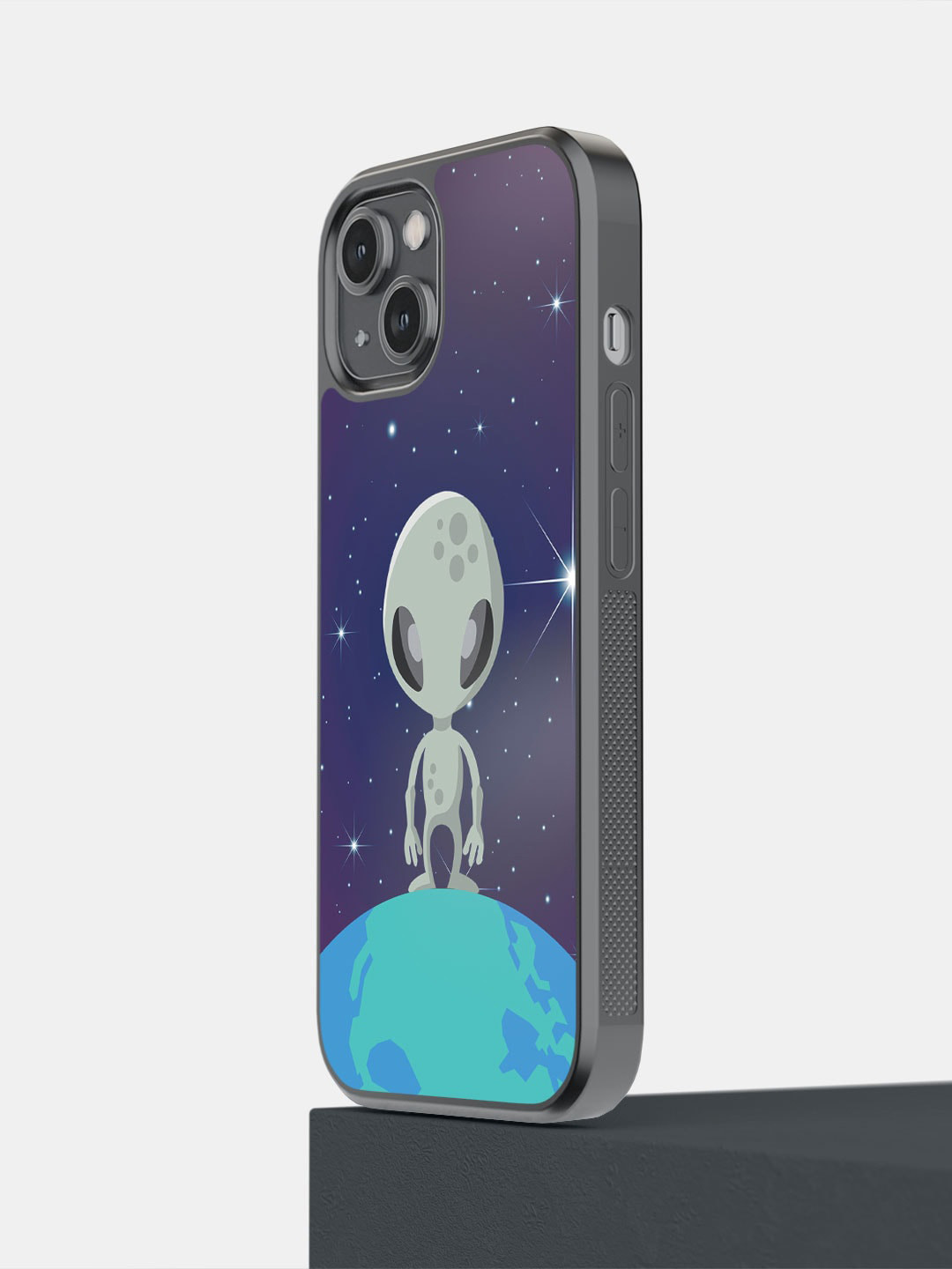 macmerise Alien Printed iPhone 14 Phone Bumper Case Cover