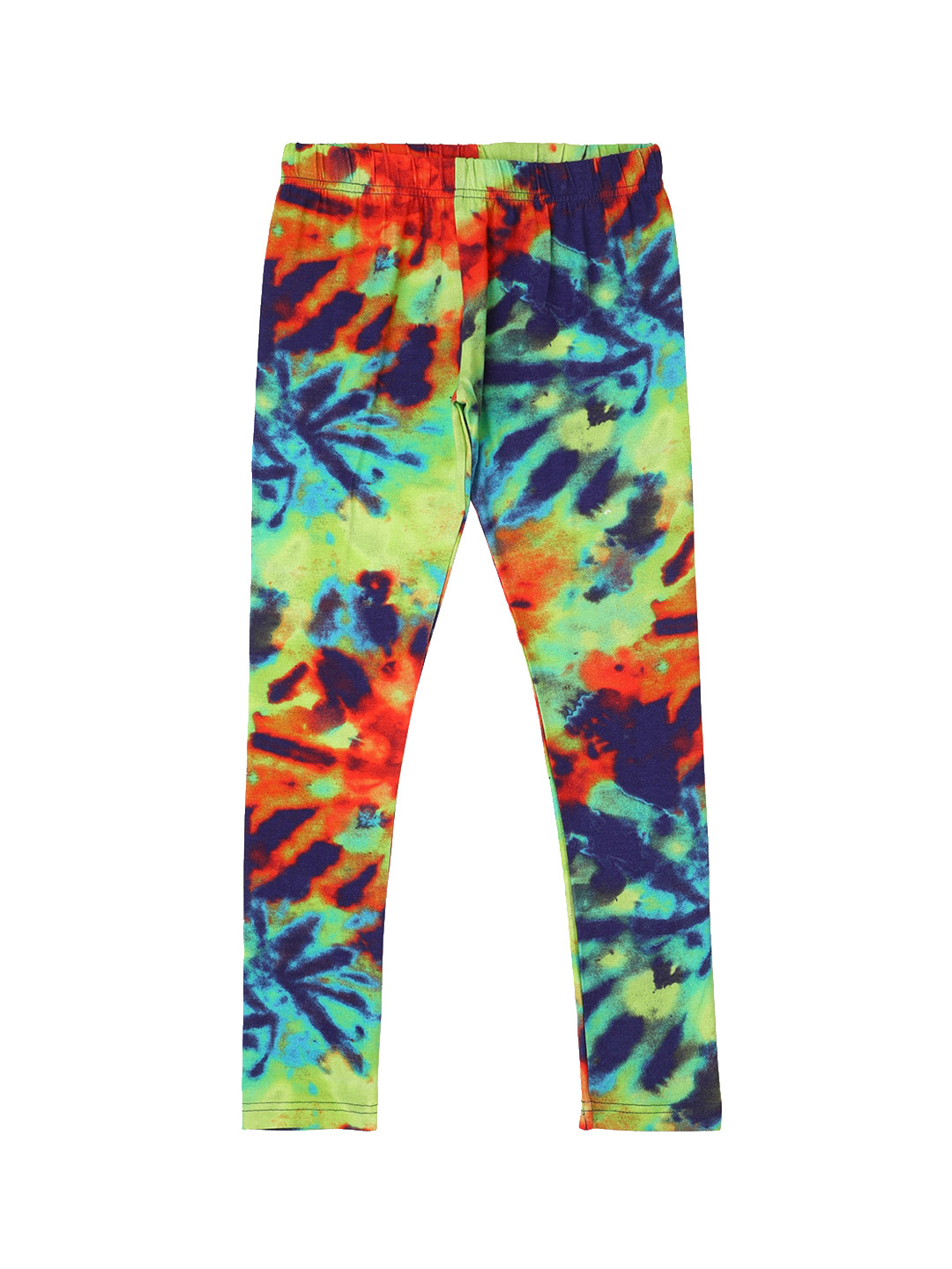 earth conscious Girls Abstract Printed Knitted Ankle Length Leggings