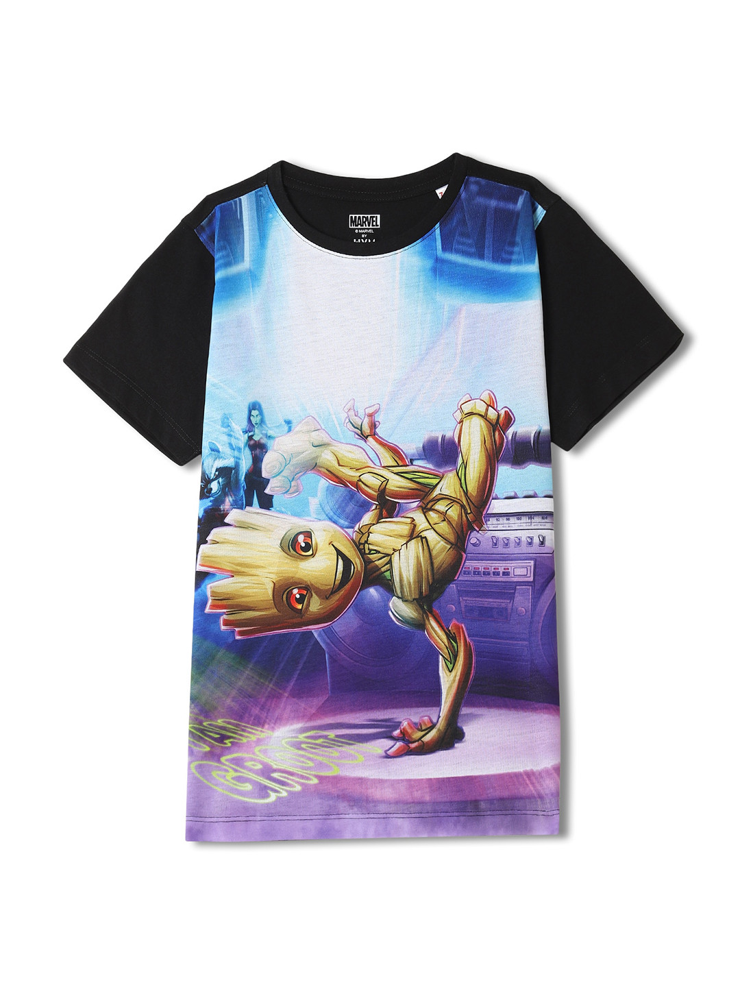 Wear Your Mind Boys Groot Printed T-shirt