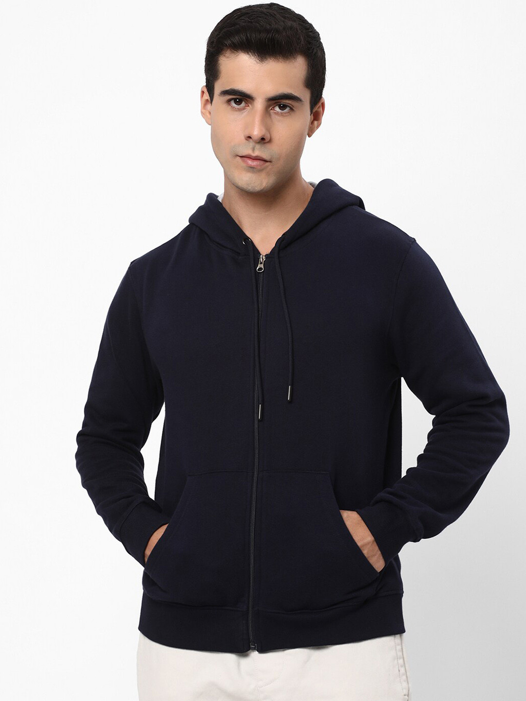 R&B Hooded Long Sleeves Bomber Jacket