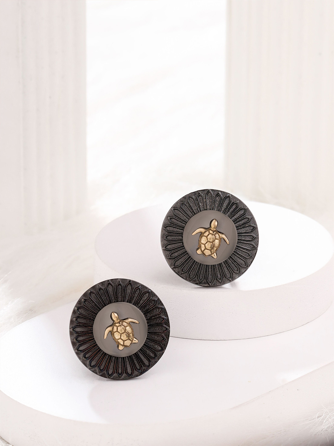 COSA NOSTRAA Round Twist Cufflinks