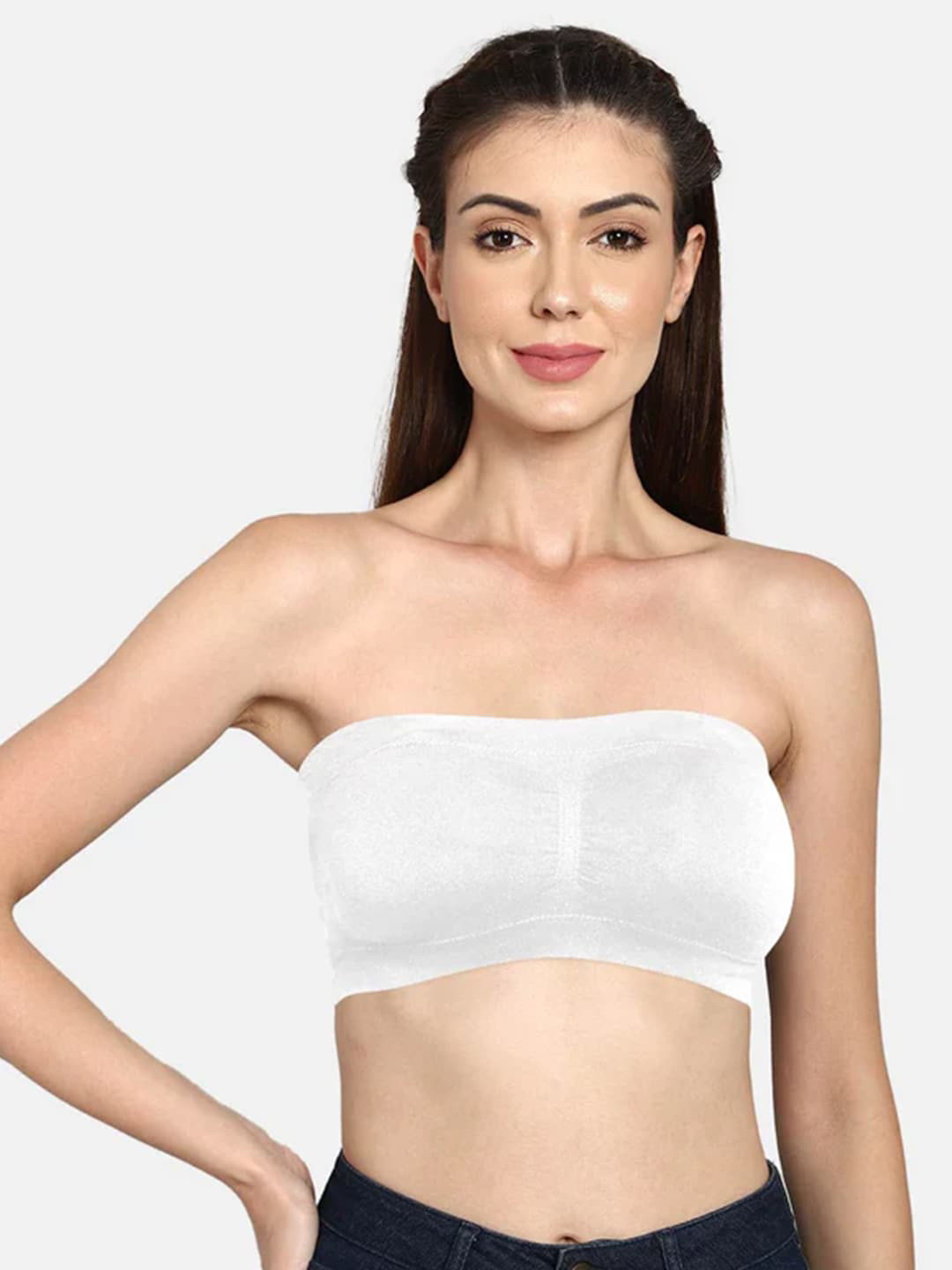 intimacy LINGERIE Bandeau All Day Comfort Tube Bra Full Coverage Lightly Padded