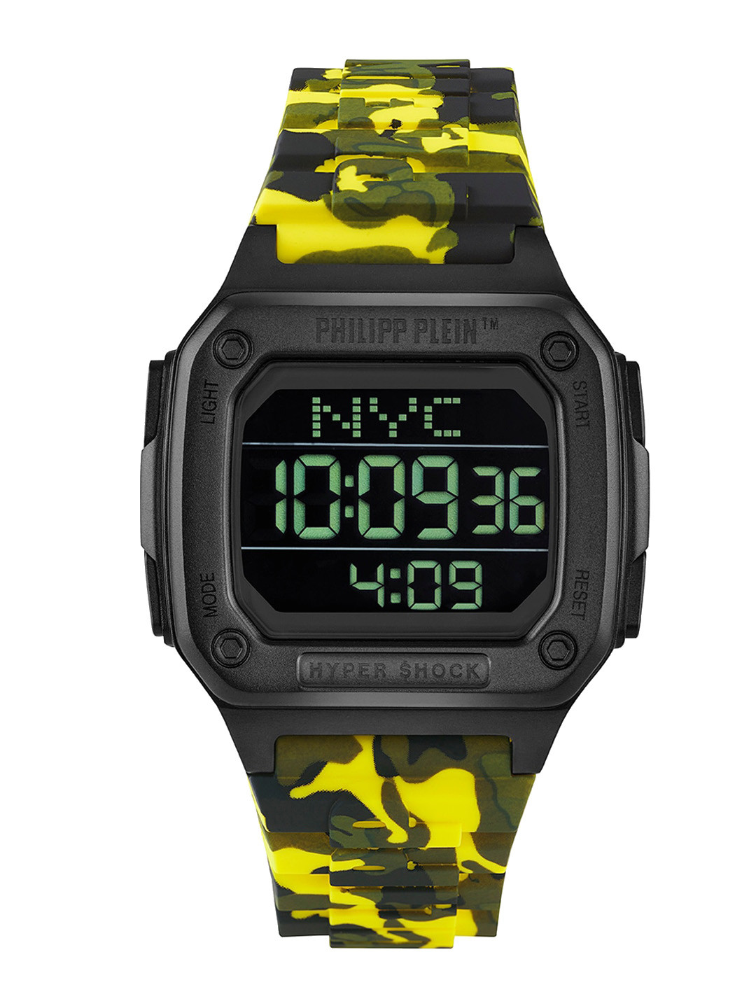 PHILIPP PLEIN Unisex  Stainless Steel Dail Bracelet Style Straps Digital Watch PWHAA1722