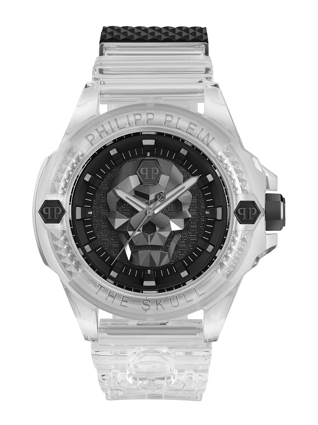 PHILIPP PLEIN Men Water Resistance Stainless Steel Analogue & Digital Watch PWWAA0423