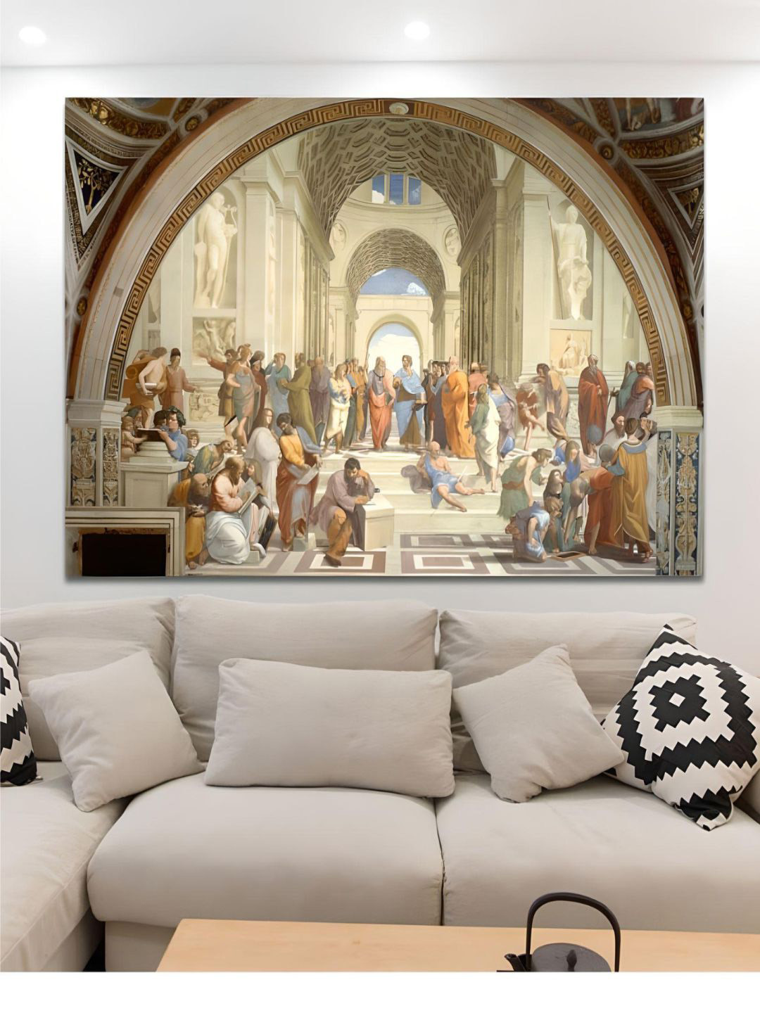 THE HANDMADE FLAIR Canvas Wall Rectangle Paintings Wall Art - 11.8 x 19.6 In