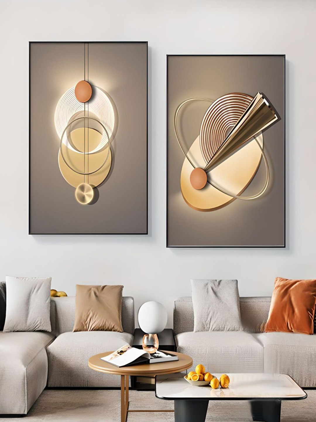 THE HANDMADE FLAIR Canvas Wall Rectangle Paintings Wall Art 23.62 x 31.49 In