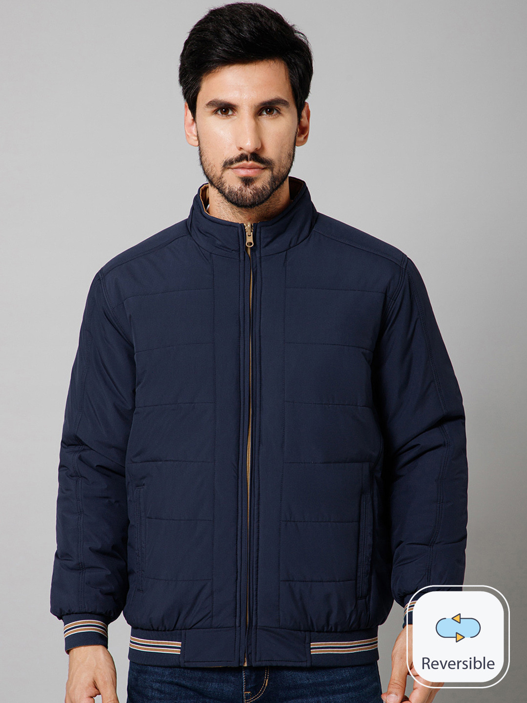 Cantabil Reversible Puffer Jacket