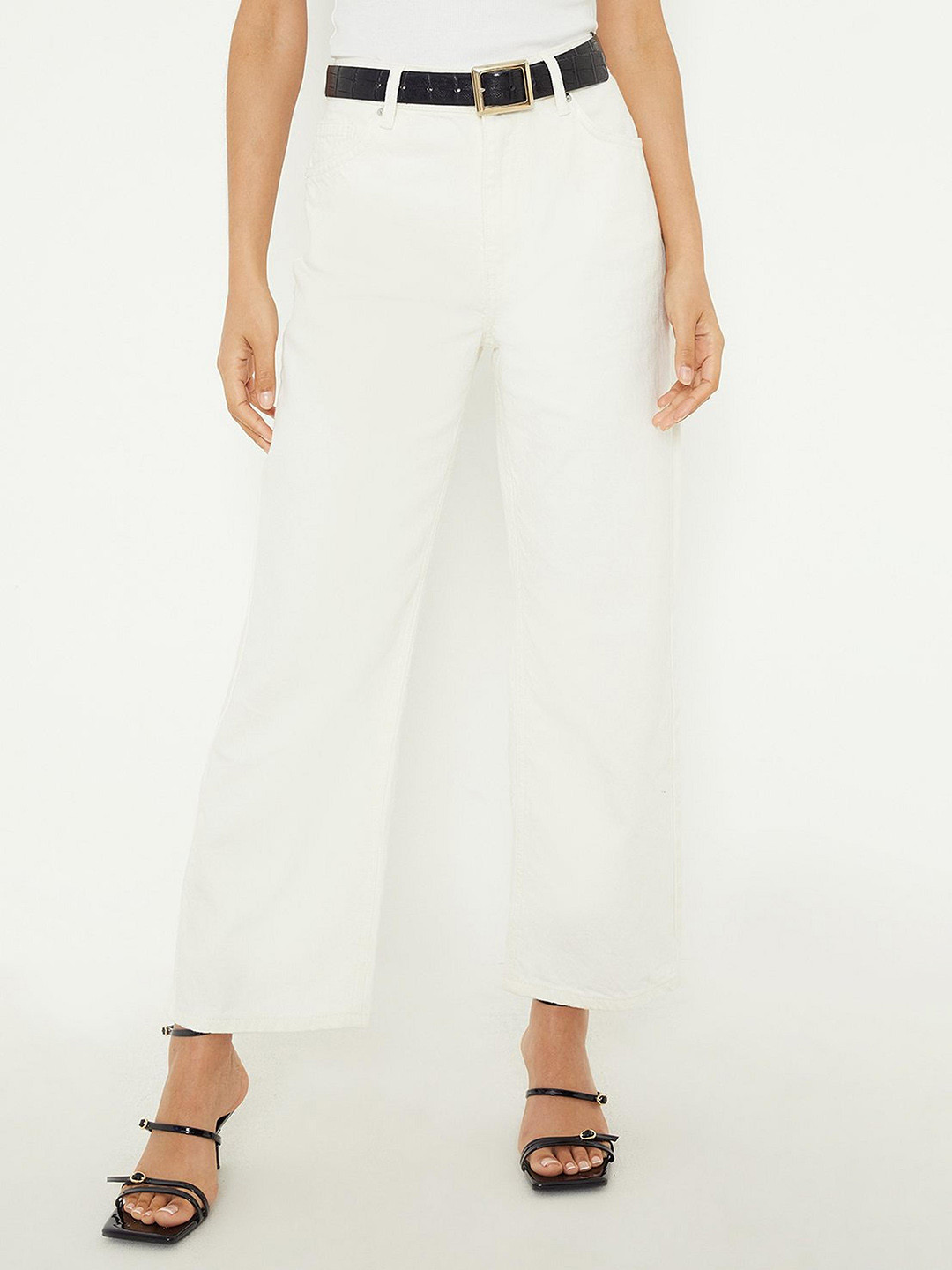 DOROTHY PERKINS Women Cotton Petite Straight Leg Jeans