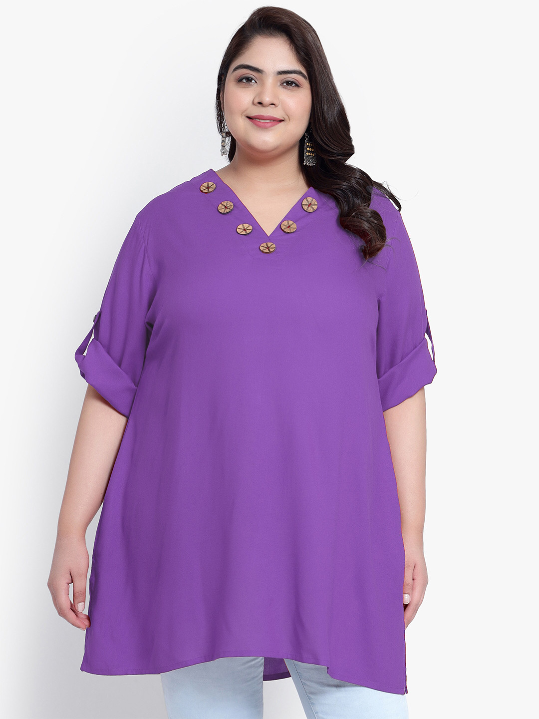 Indietoga Plus Size Longline Tunic
