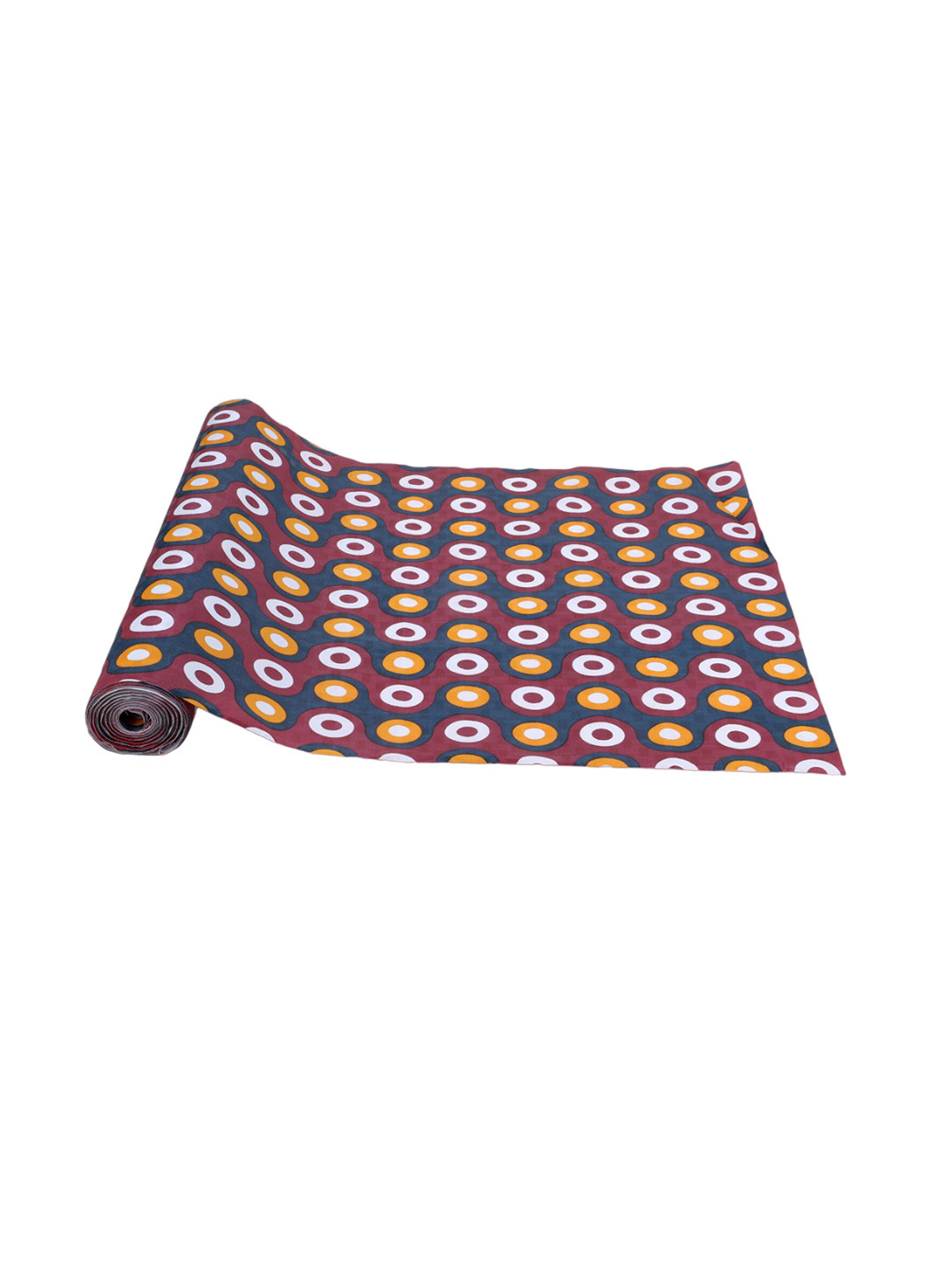 Dakshya Industries Yellow Coin Printed Anti Slip Self Cover Roll