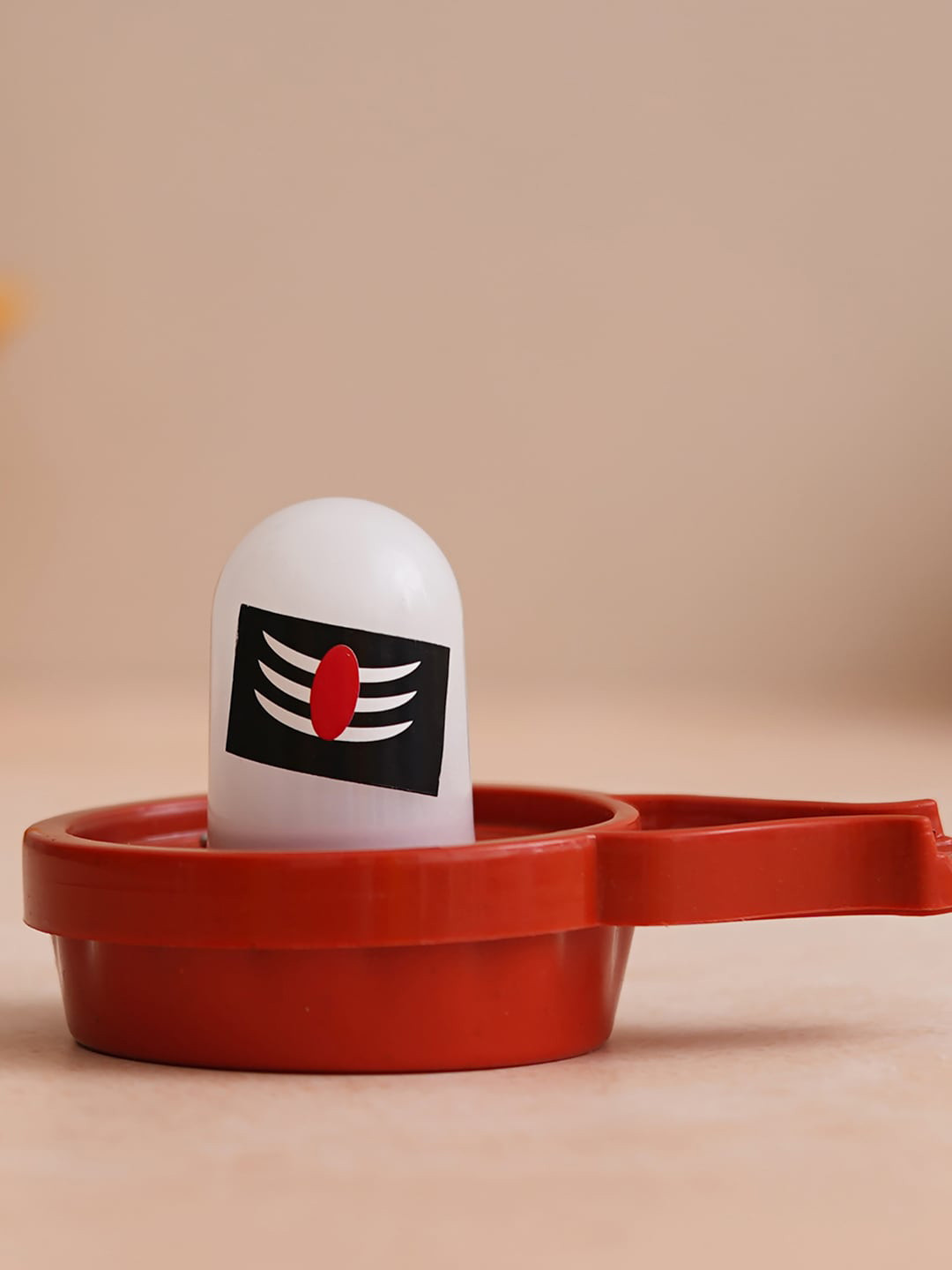 eCraftIndia White & Red Water Sensor Shivling Smokeless LED Light