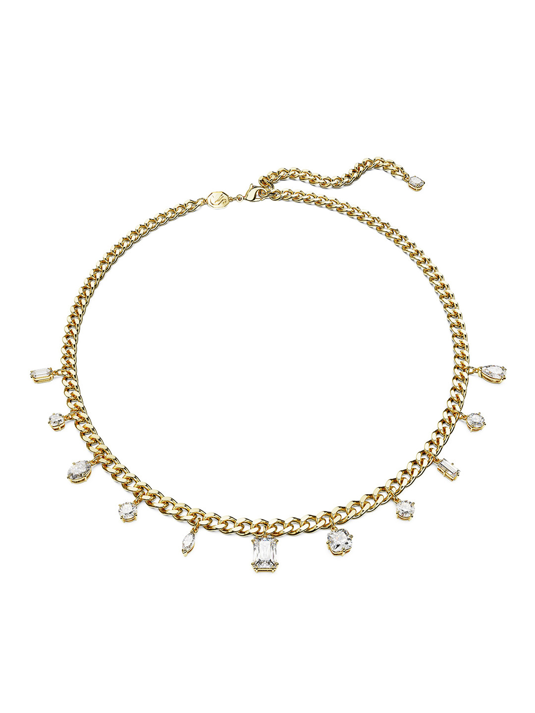 SWAROVSKI Gold-Plated Mixed Cuts Imber Necklace