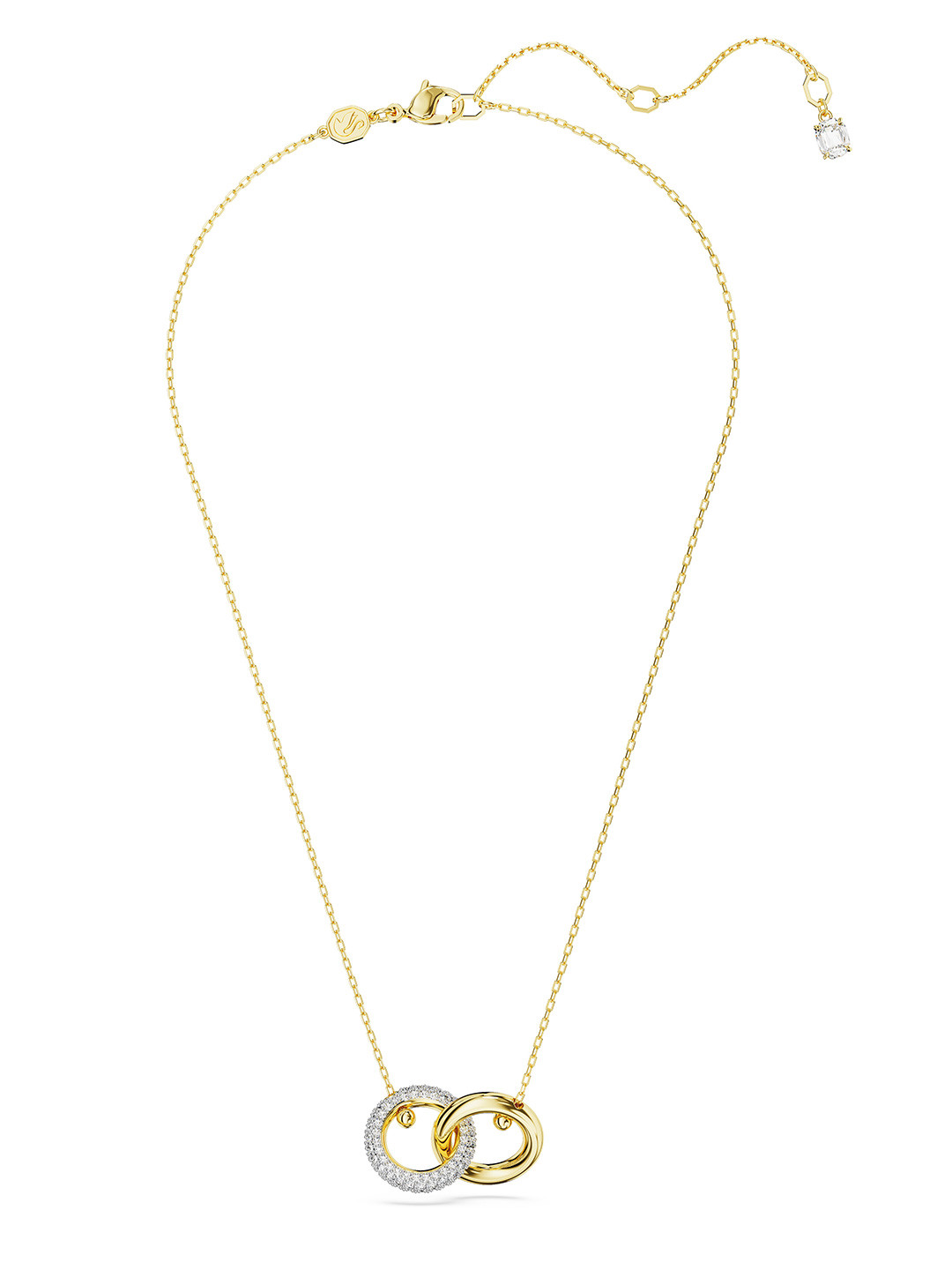 SWAROVSKI Dextera Gold-Plated Crystals-Studded Necklace