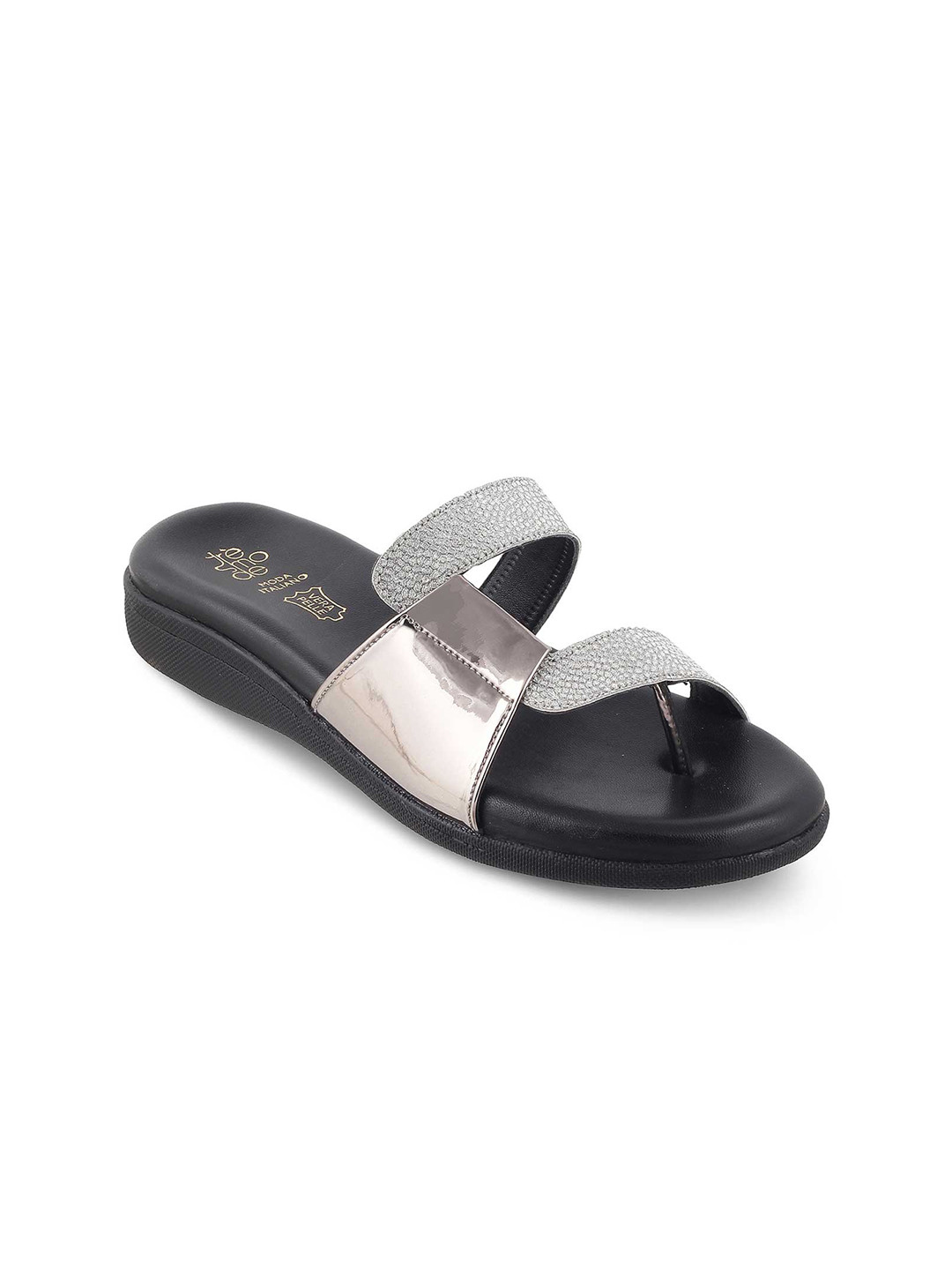 Tresmode BAFILA Textured Open Toe Flats