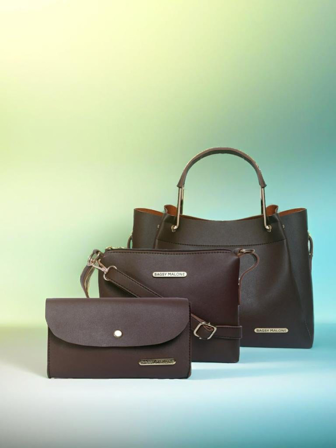 Bagsy Malone Set of 3 Structured Shoulder Bag