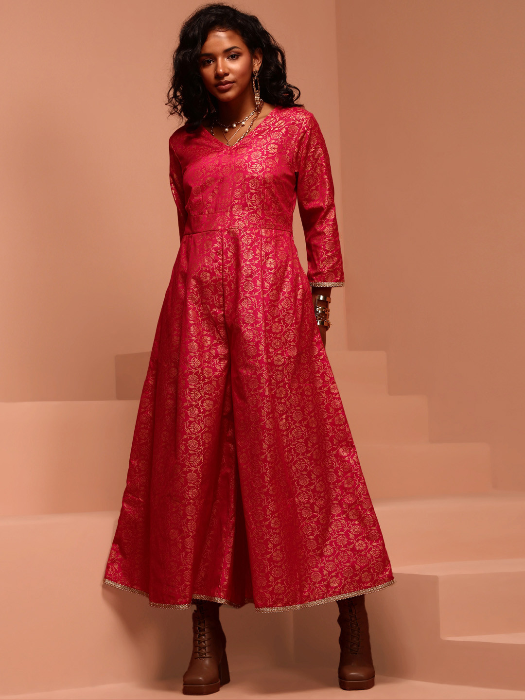 IMARA Printed Basic Jumpsuit