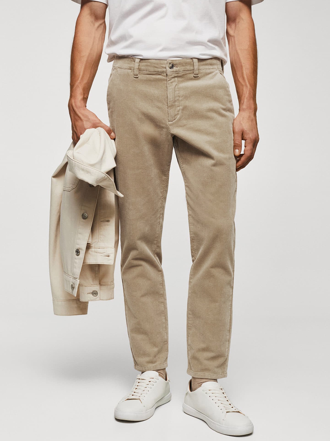 Corduroy shop pants myntra