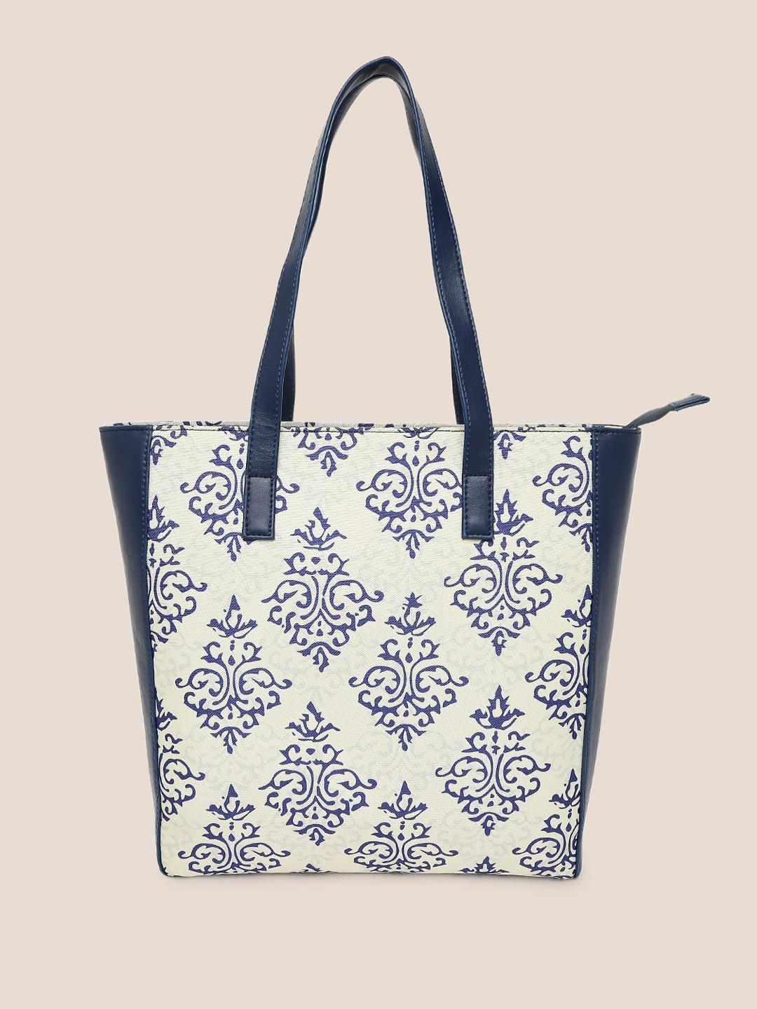 Sangria Ethnic Motifs Printed Shopper Fabric Tote Bag