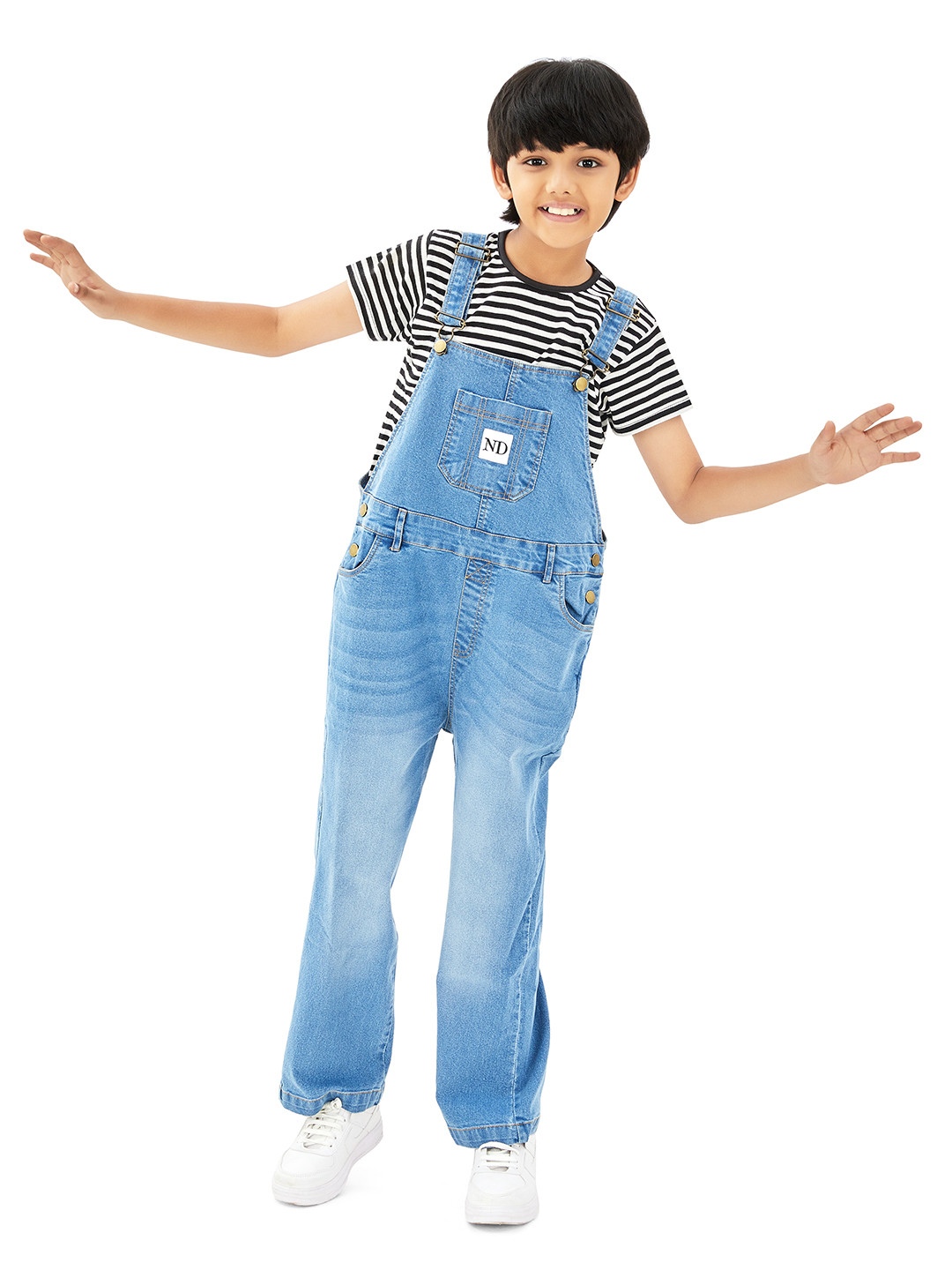 Olele Boys Vanila Cotton Dungaree