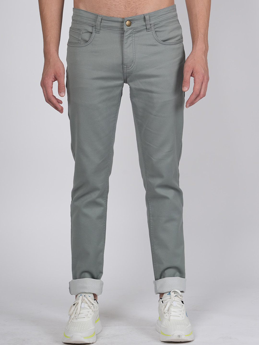 Allen Cooper Men Mid-Rise Clean Look Comfort Fit Stretchable Jeans