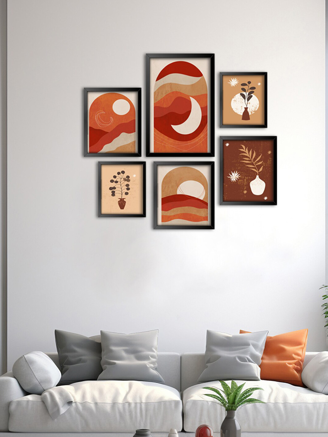 999Store Canvas 6 Piece Wall Rectangle Paintings Wall Art