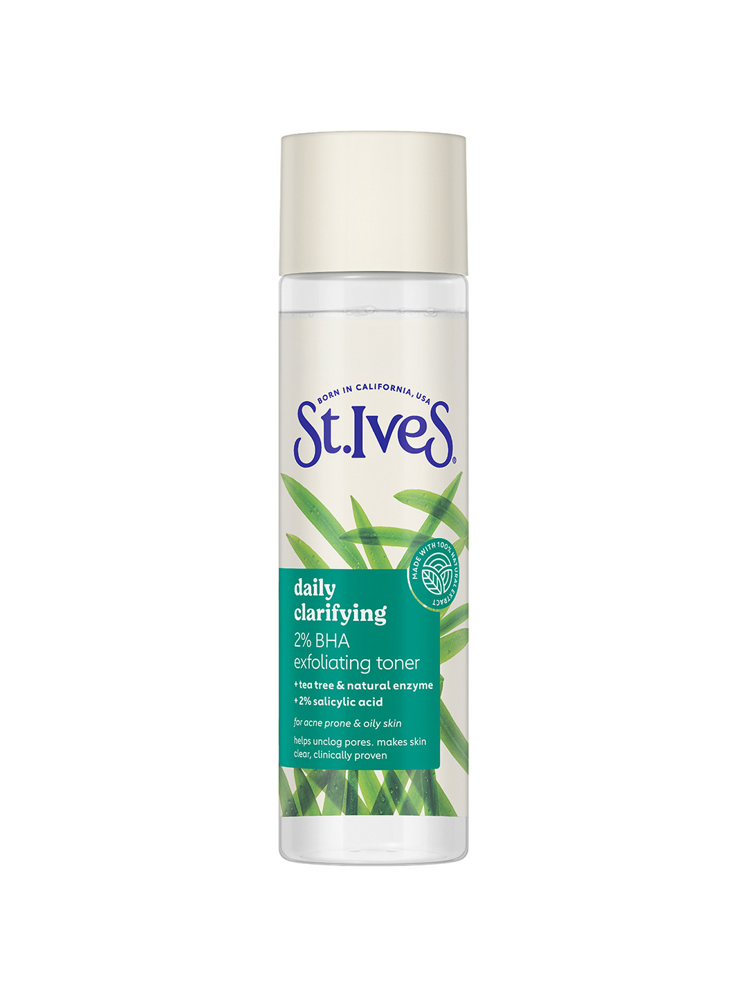 St. Ives Daily Clarifying 2% BHA Exfoliating Toner with Tea Tree for Acne Prone Skin- 150ml