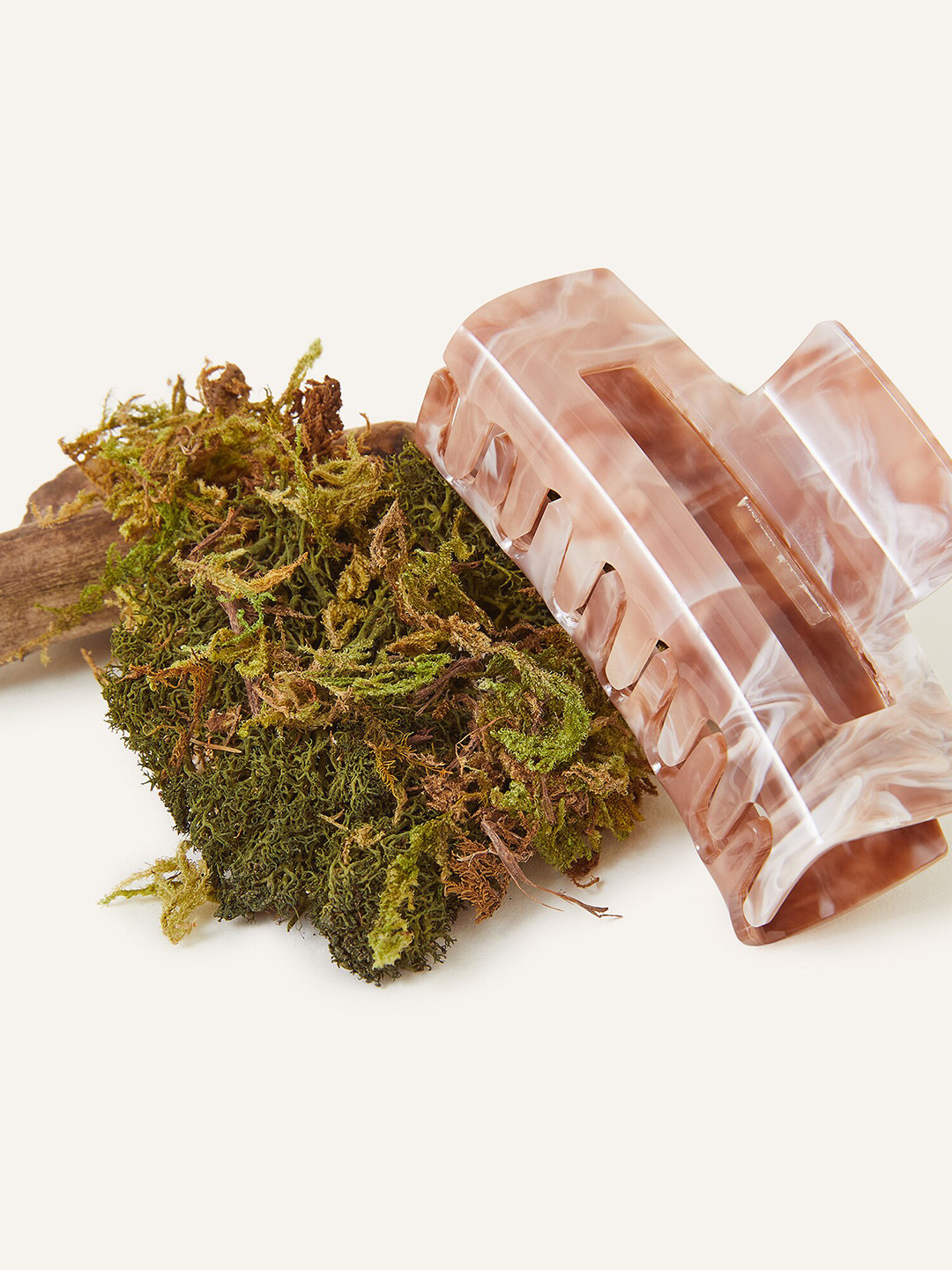 Accessorize Marble Rectangular Claw Clip