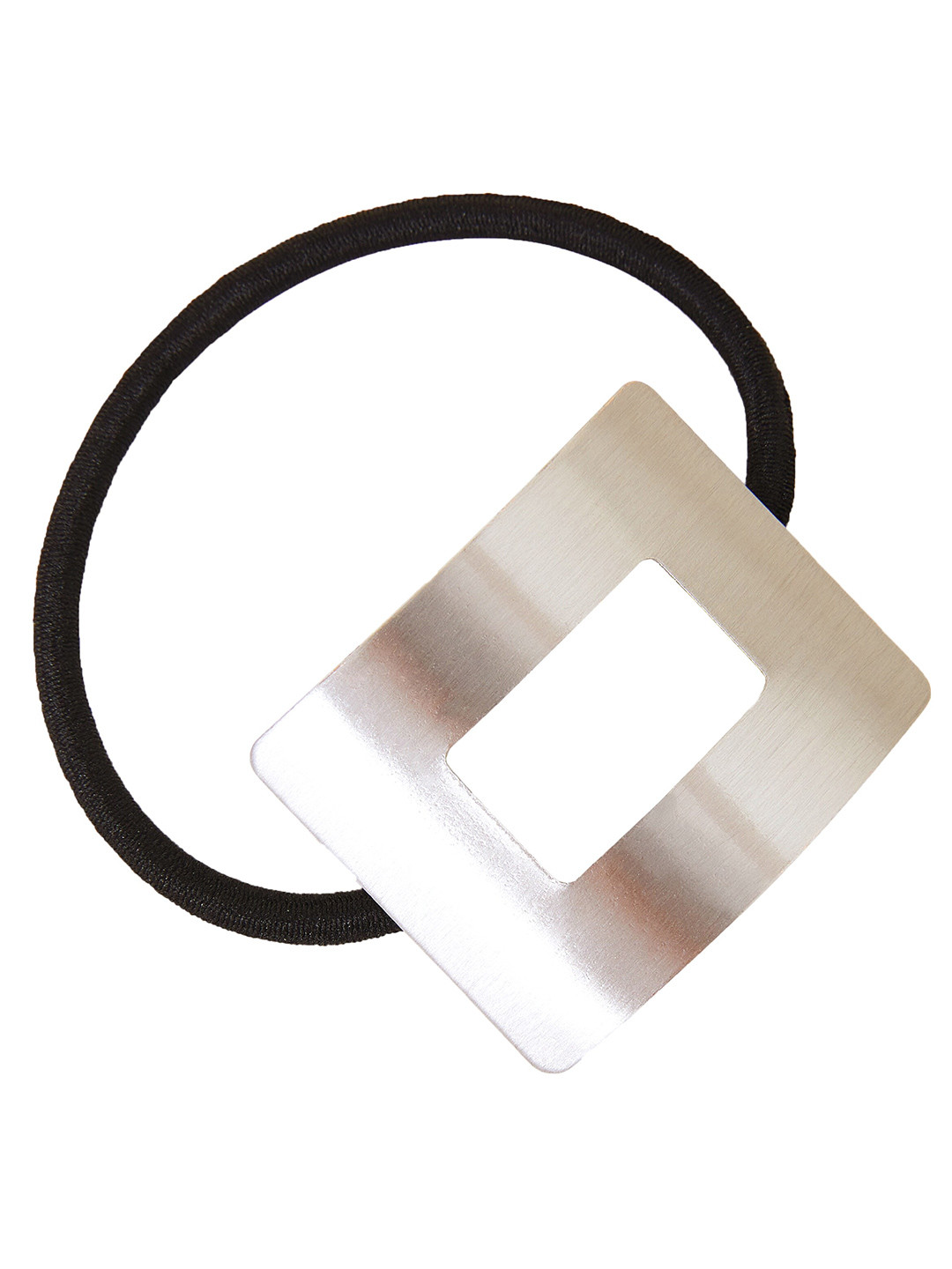 Accessorize Rectangular Metal Ponytail Holders