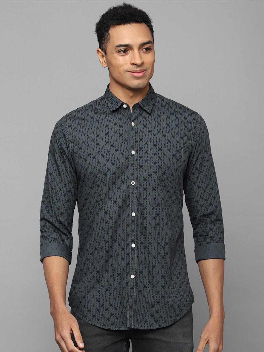 Allen Solly Printed Classic Cotton Casual Shirt