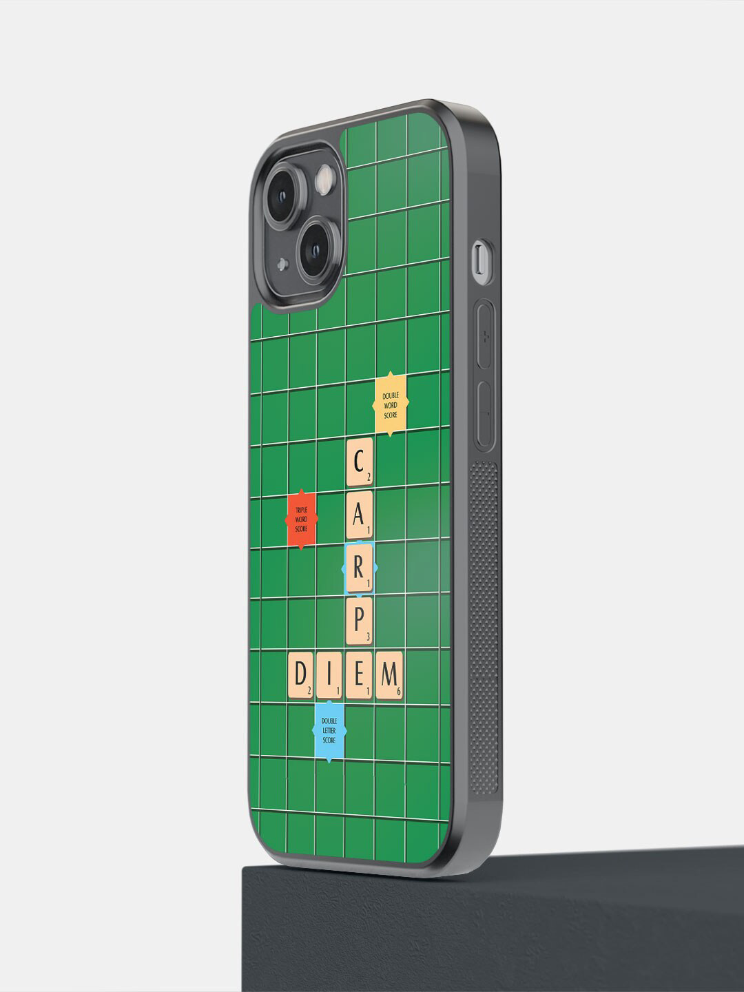 macmerise iPhone 14 Scrabble Game Printed Bumper Case Cover