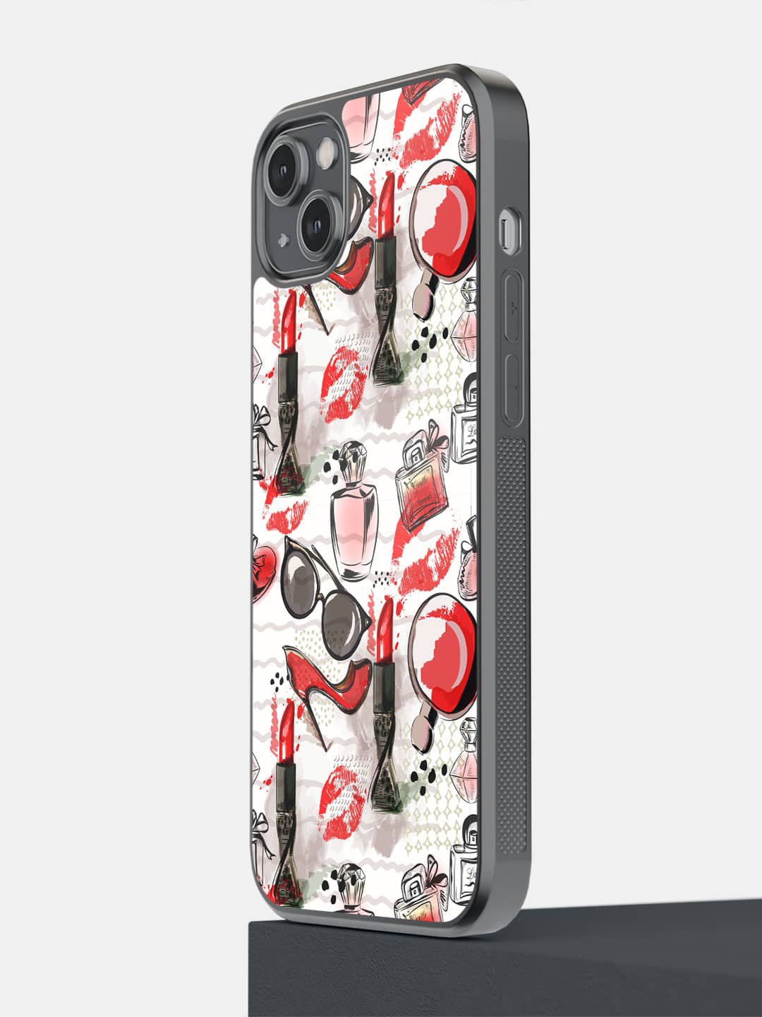 macmerise Printed Fashionista Essentials iPhone 14 Plus Phone Bumper Case Cover