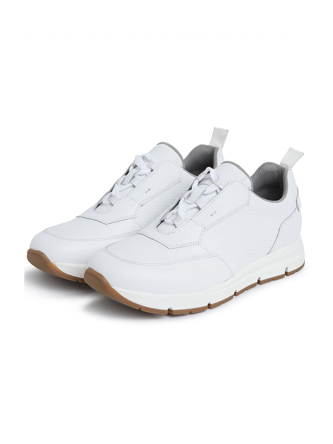 RARE RABBIT Men Sundro Textured Leather Comfort Sneakers