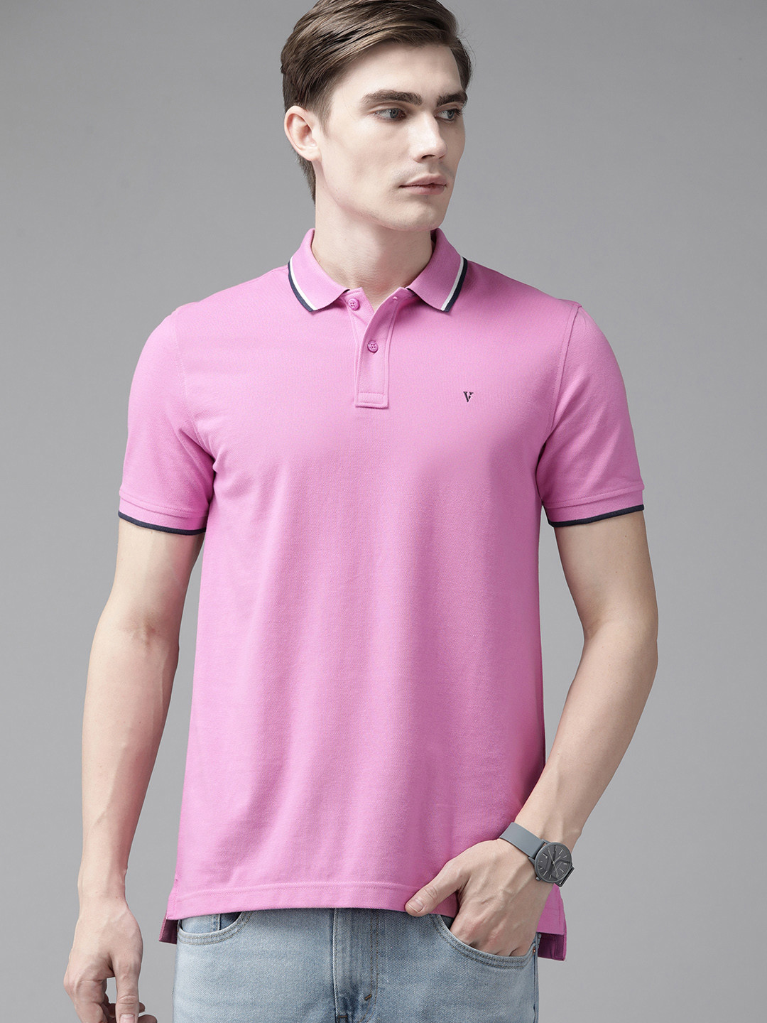 Van Heusen Sport Polo Collar T-shirt