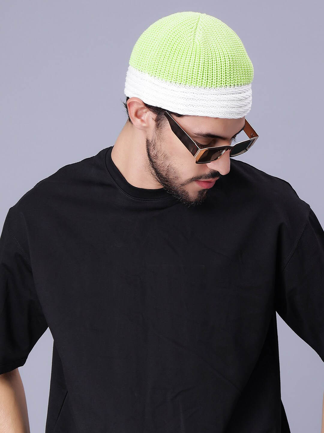 Bharatasya Men Knitted Cotton Beanie