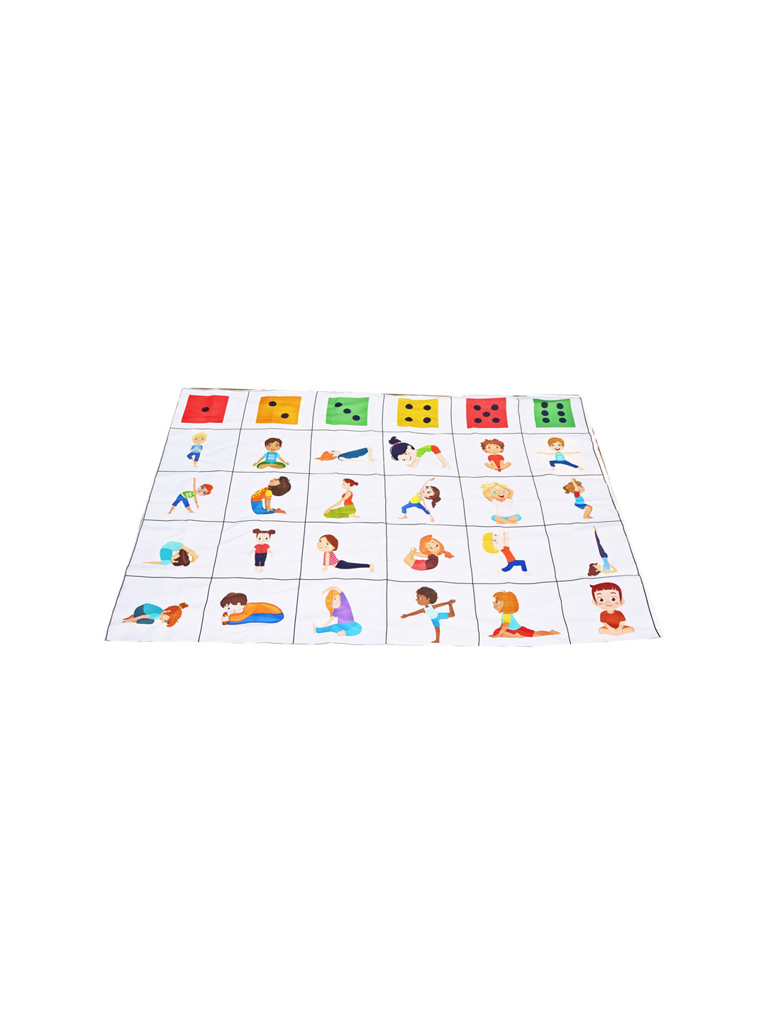 MUREN Roll And Dice Yoga Poses Game Floor Play Mat With Dice