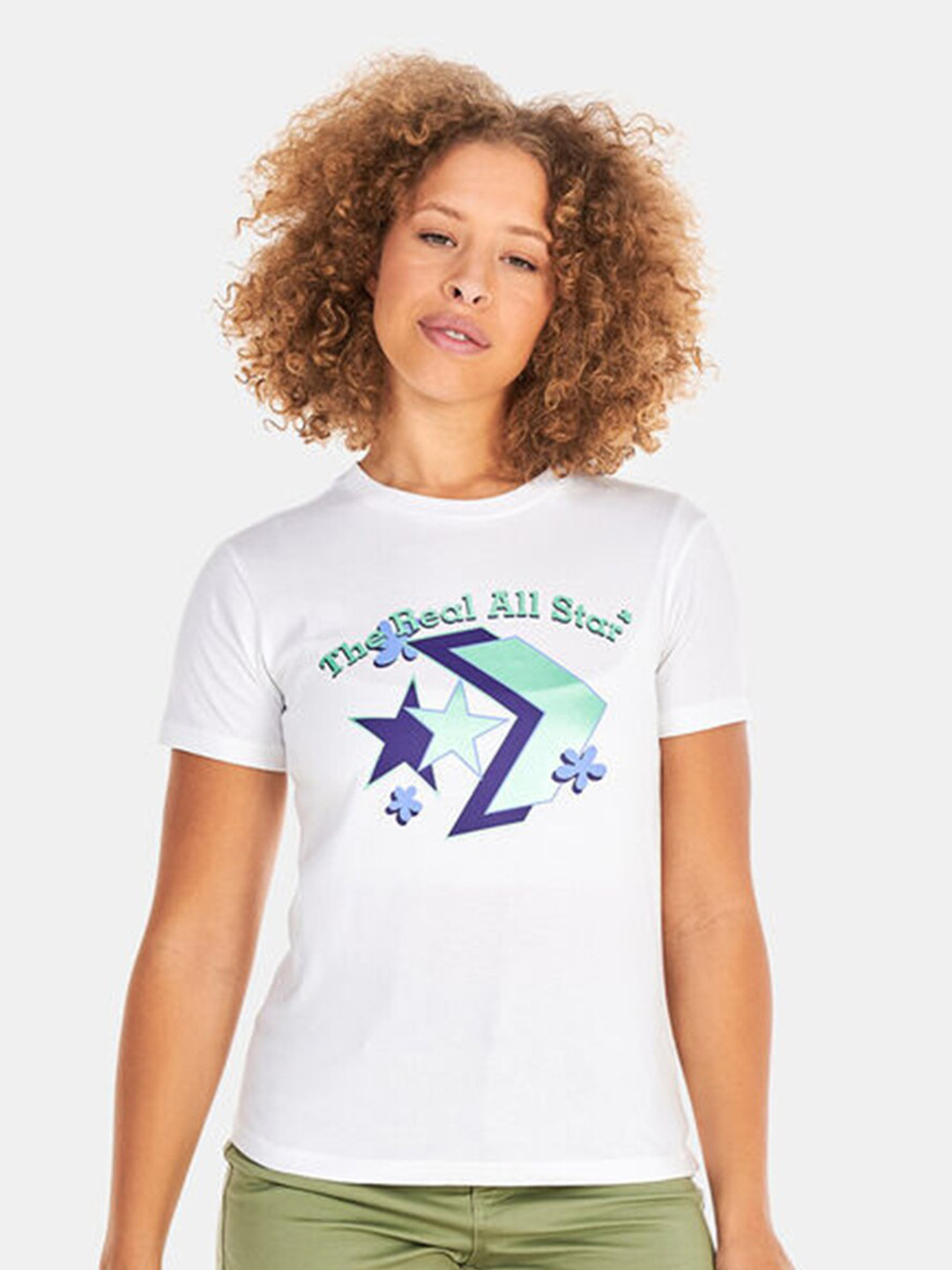 Converse Women Logo Remix Crew Neck T-Shirt