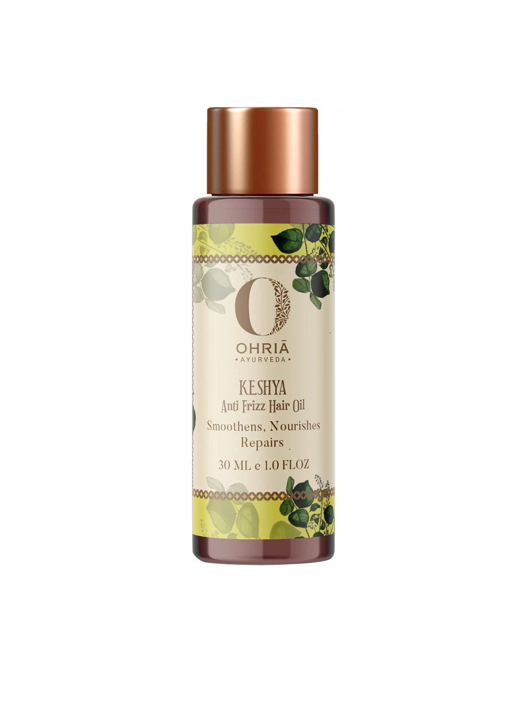OHRIA AYURVEDA Kaishya Anti-Frizz Hair Oil with Amla & Kalonji for Nourishment - 30ml