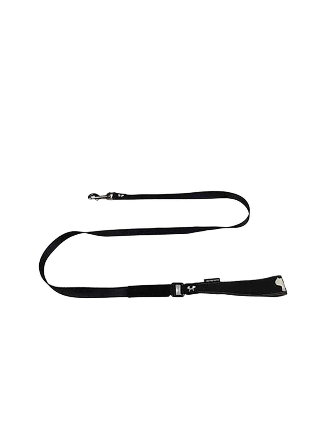UNITED  PETS Black Self Design Dog Training Leash