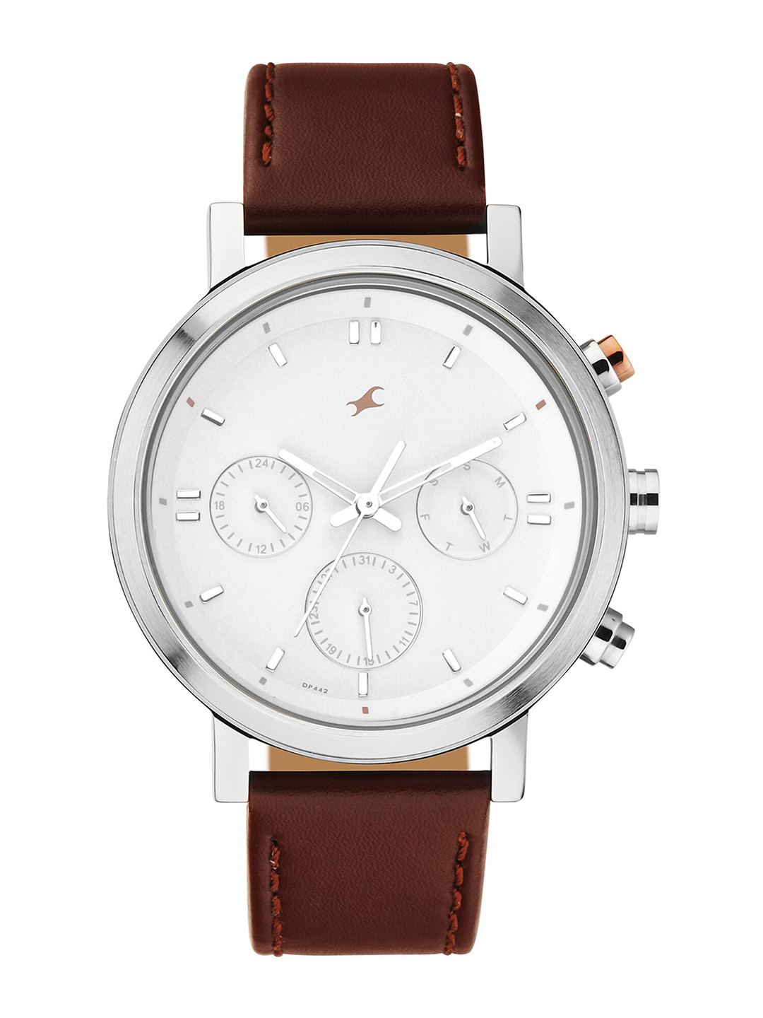 Fastrack Tick Tock 3.0 Men Leather Straps Analogue Watch 3287KL02