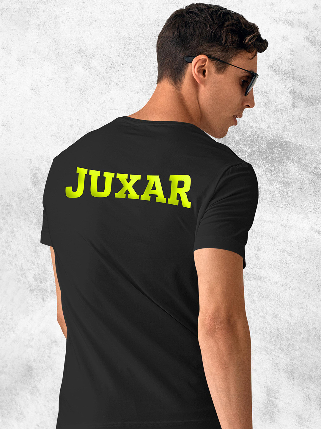 Juxar Typography Printed Cotton T-shirt