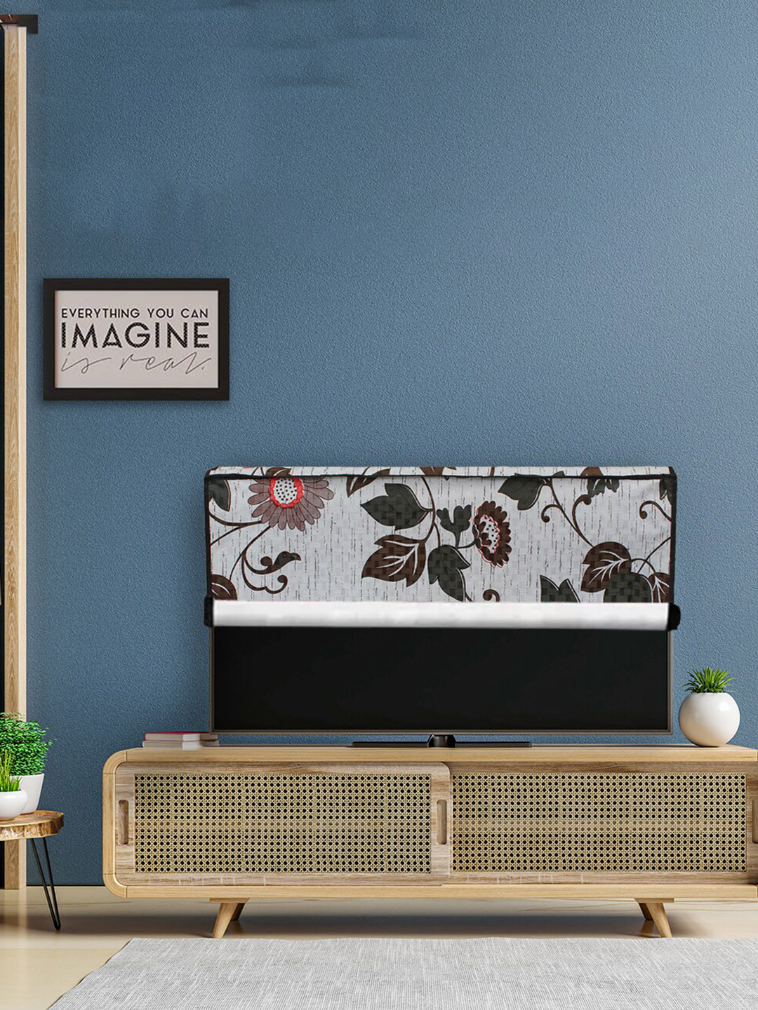 DREAM CARE Transparent & Printed Flap - 26 Inch LED TV Cover, Waterproof LED TV Protector