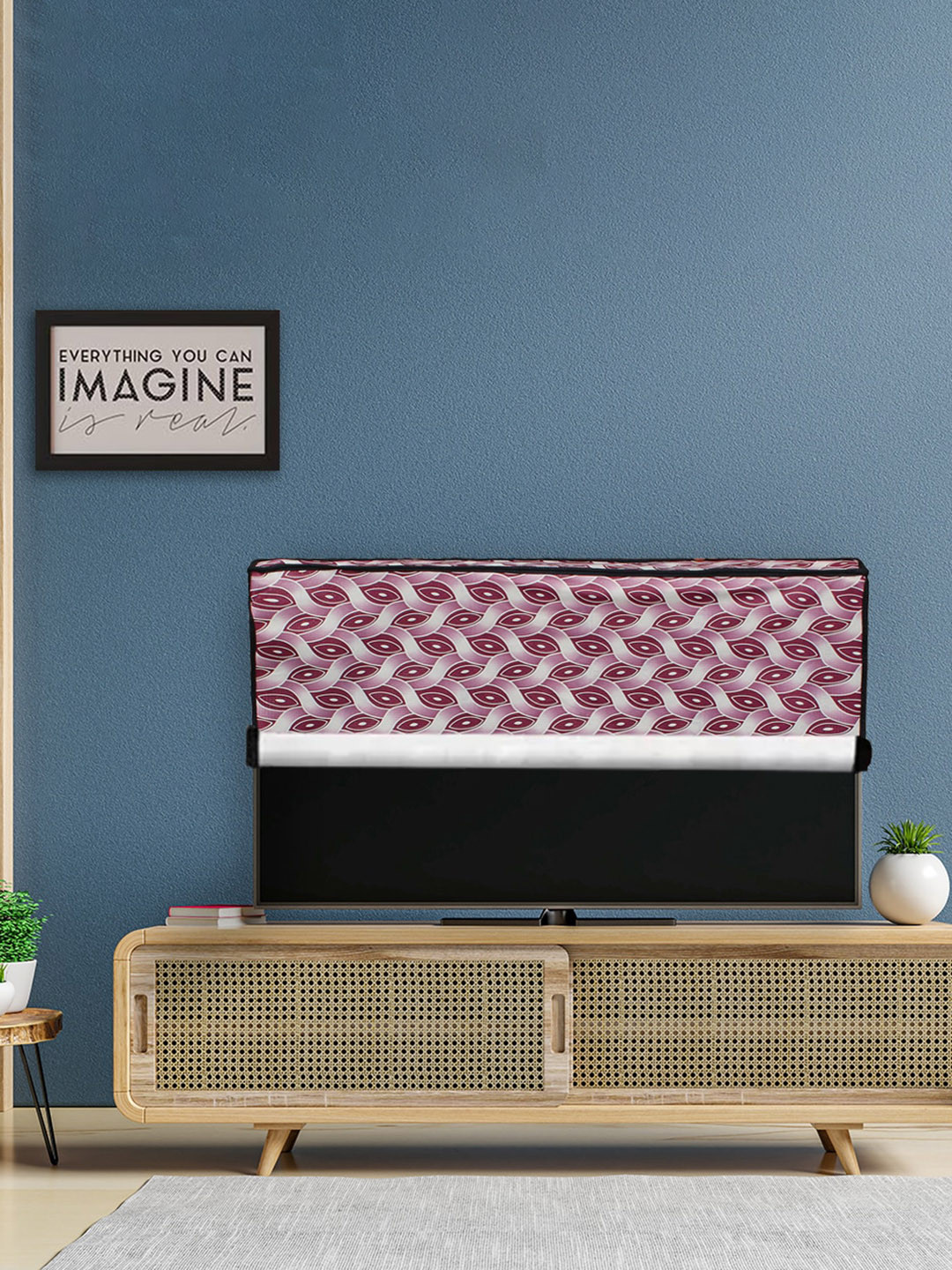 DREAM CARE Pink Transparent & Printed Waterproof  LED TV Protector  - 40 Inch