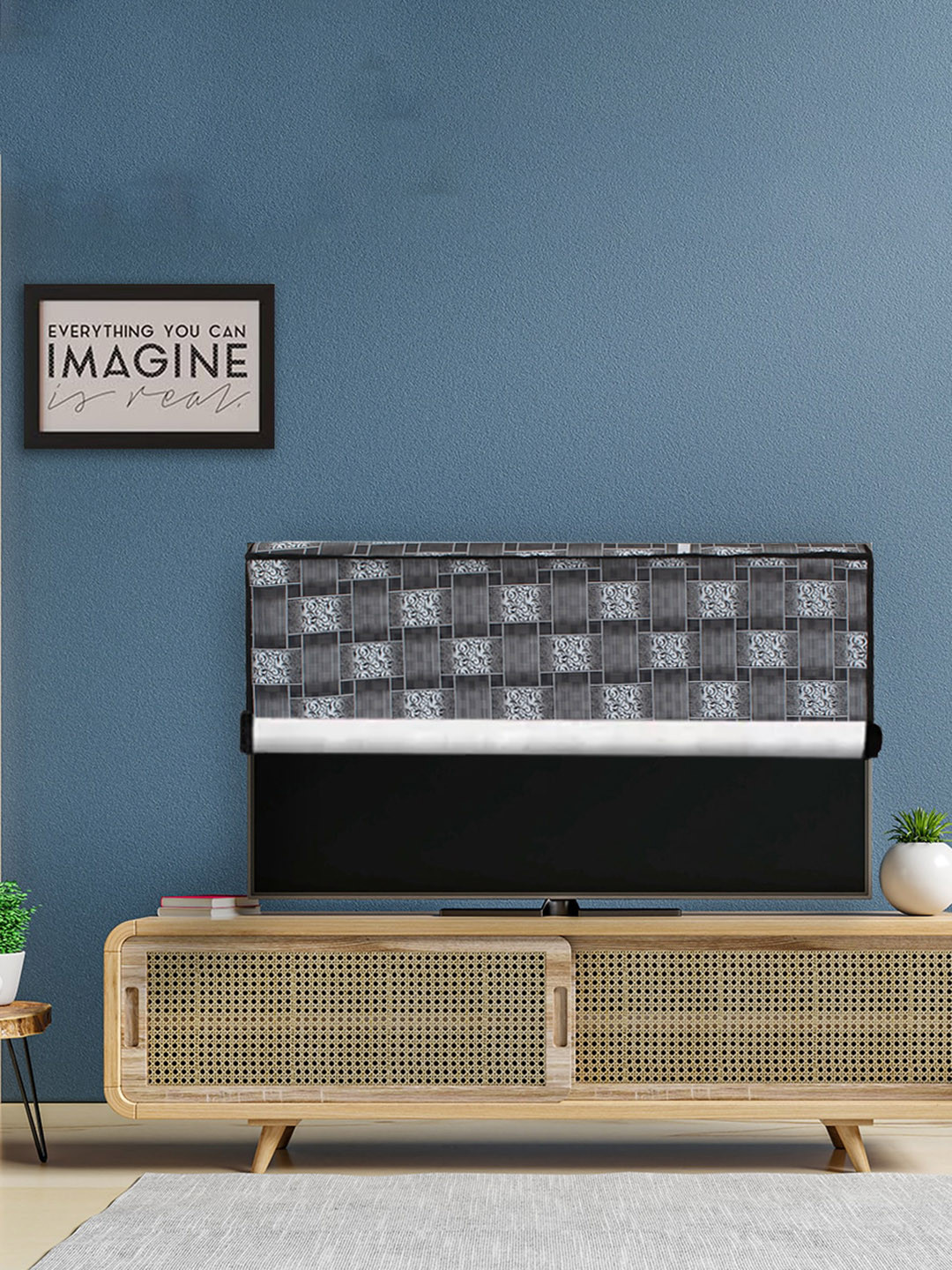 DREAM CARE Transparent & Printed Flap Waterproof LED TV Protector - 24 Inch