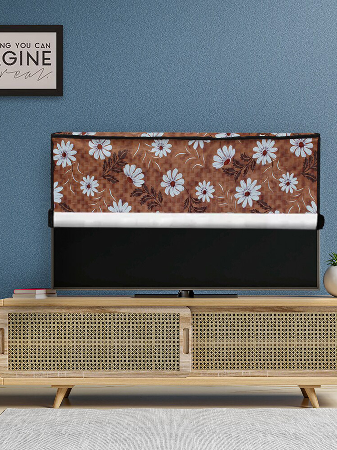 DREAM CARE Transparent & Printed Flap 42 Inch Waterproof LED TV Protector