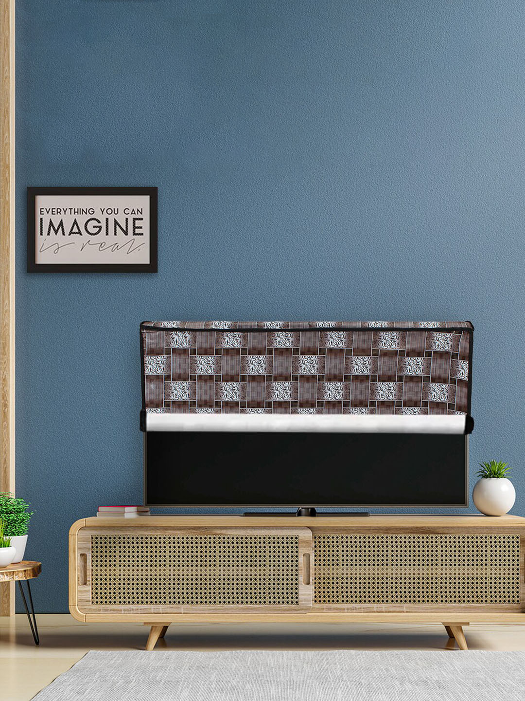 DREAM CARE Transparent & Printed Flap 40 Inch Waterproof LED TV Protector