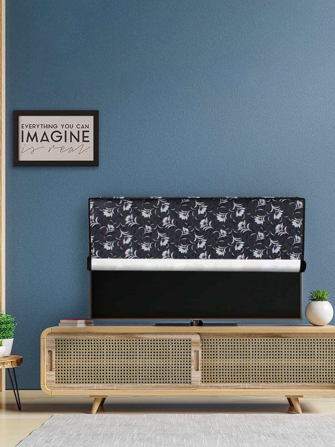 DREAM CARE Dark Grey Transparent & Printed Flap 42 Inch Waterproof LED TV Protector